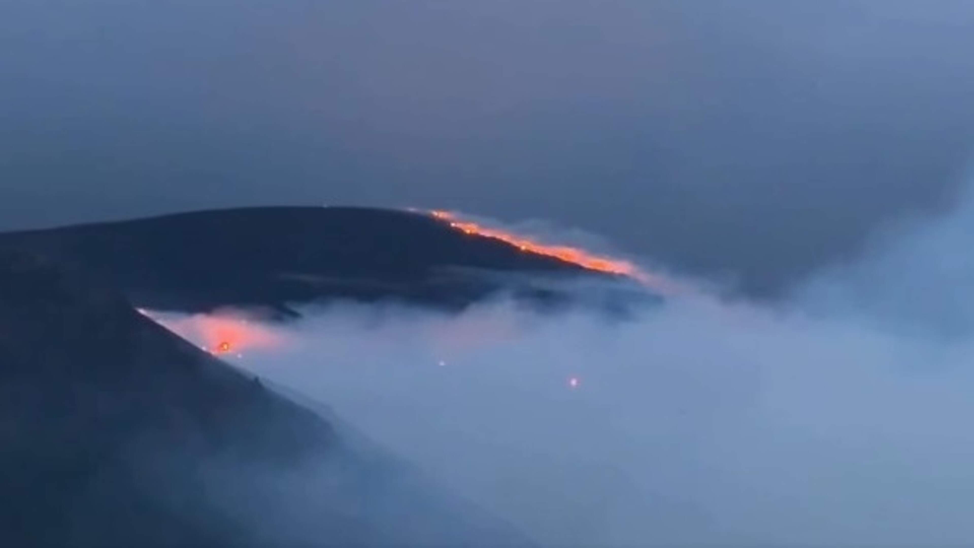 Fire in Waterford’s Comeragh Mountains adjacent to Coumshingaun Loop Walk